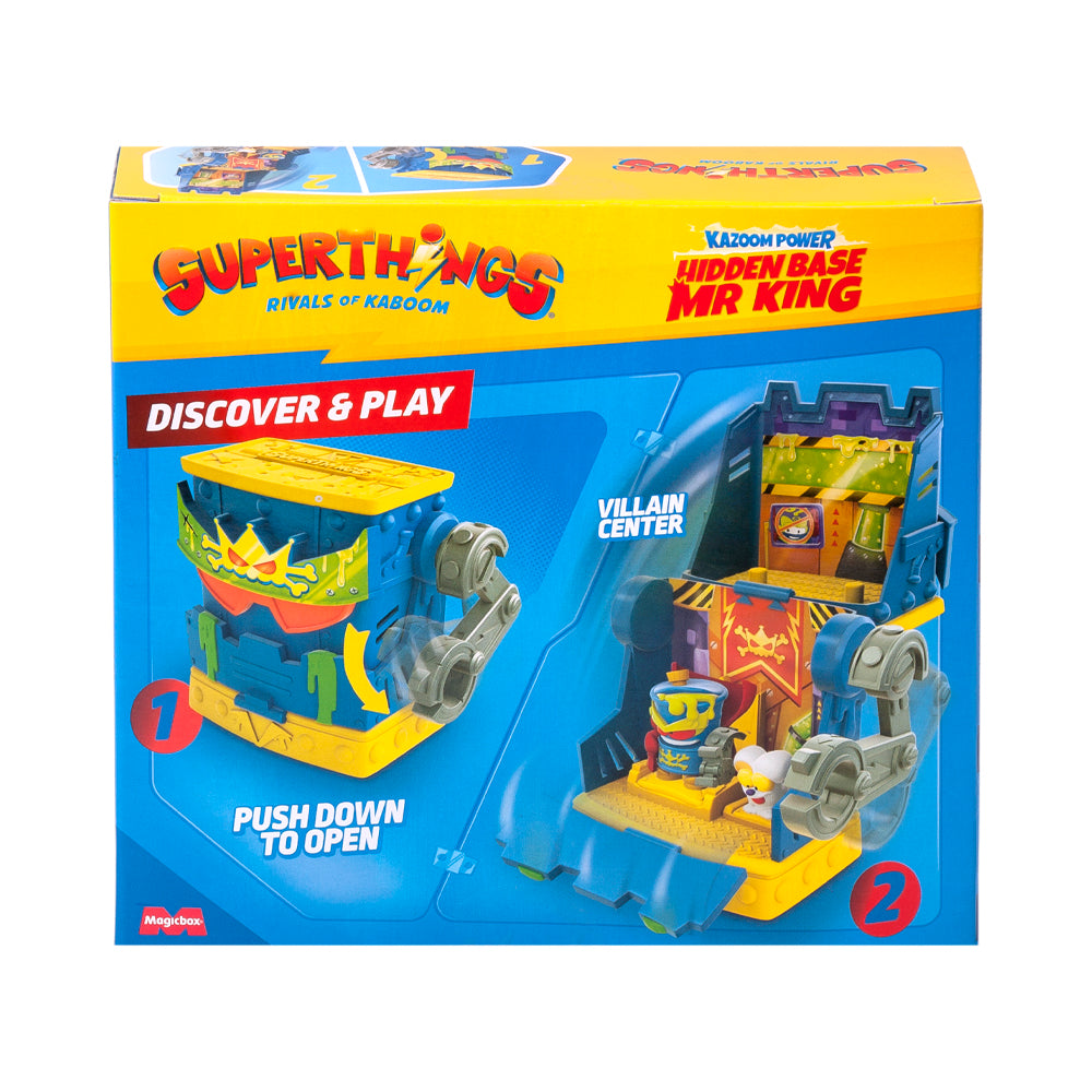 Superthings Kazoom Power Battle Hidden Base Mr King