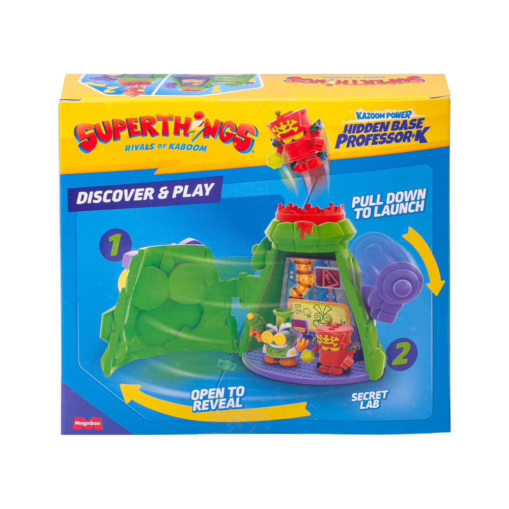 Superthings Kazoom Power Battle Hidden Base Professor K
