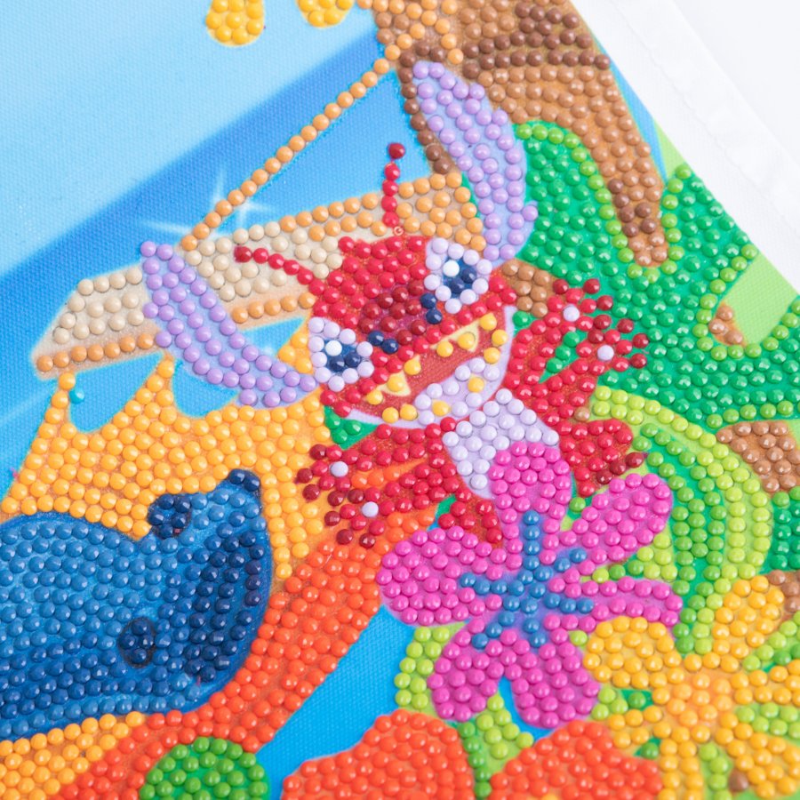 Disney Stitch, 35x45cm Crystal Art Scroll