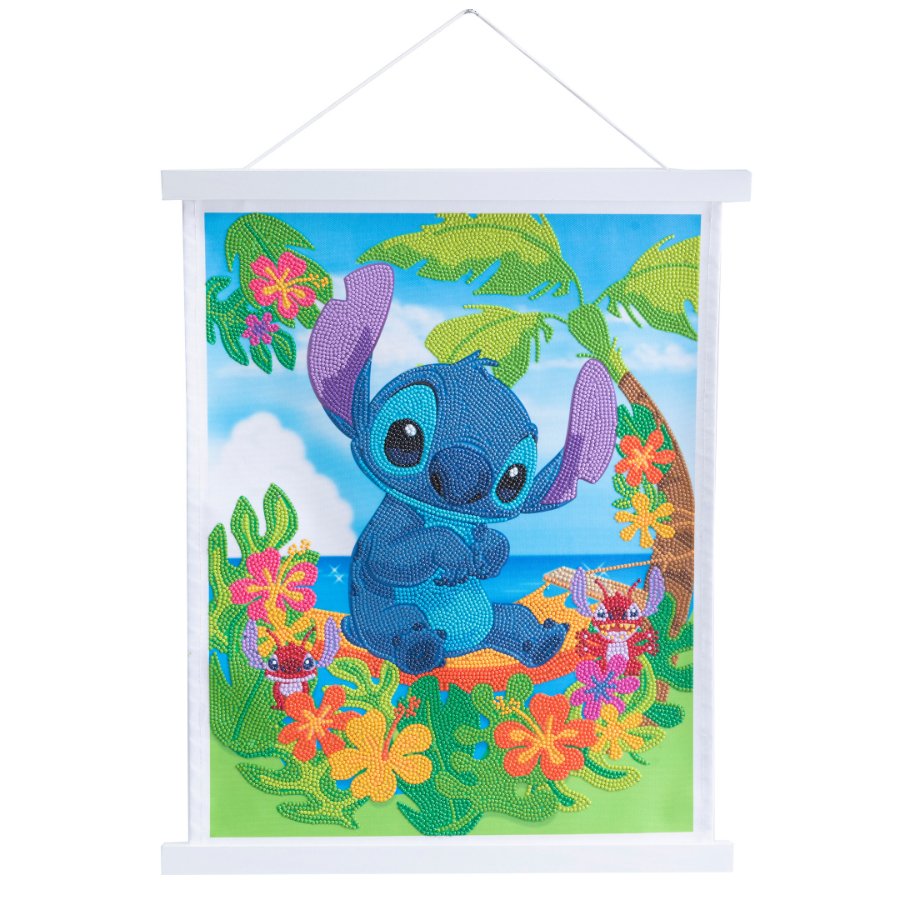 Disney Stitch, 35x45cm Crystal Art Scroll