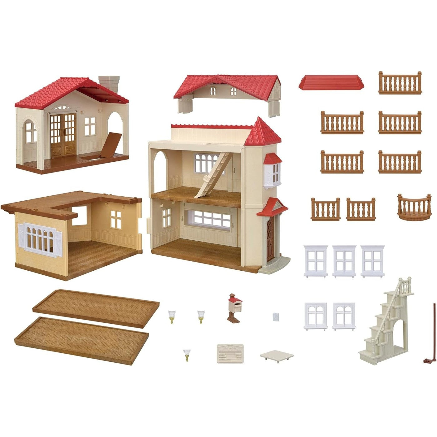 Sylvanian Families Red Roof Country Home - Secret Attic Playroom