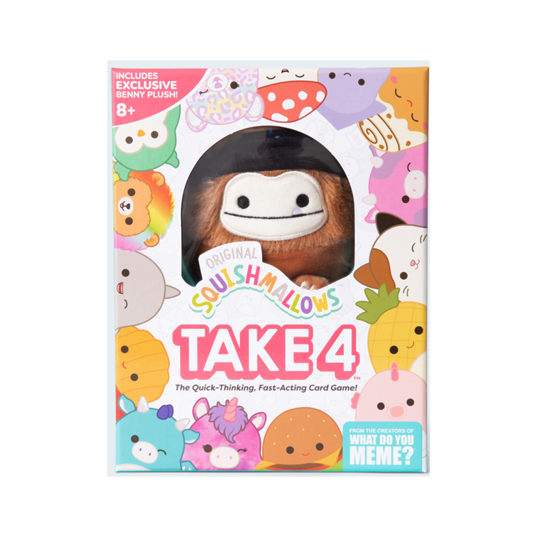 Squishmallows Take 4 Card Game