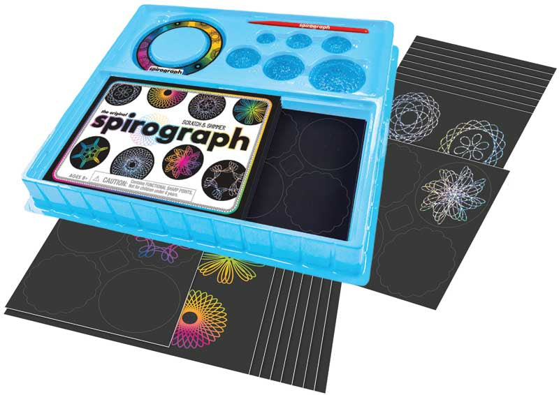 Spirograph Scratch and Shimmer Set