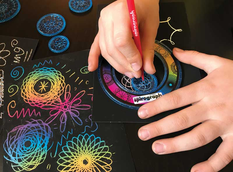 Spirograph Scratch and Shimmer Set