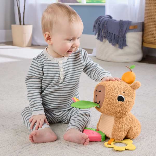 Fisher Price Sensimals Snuggly Snacky Capy