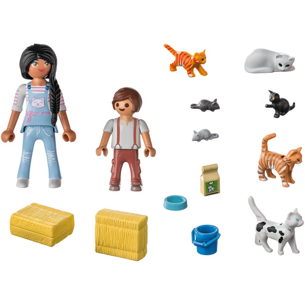 PLAYMOBIL 71309 Country Cat Family