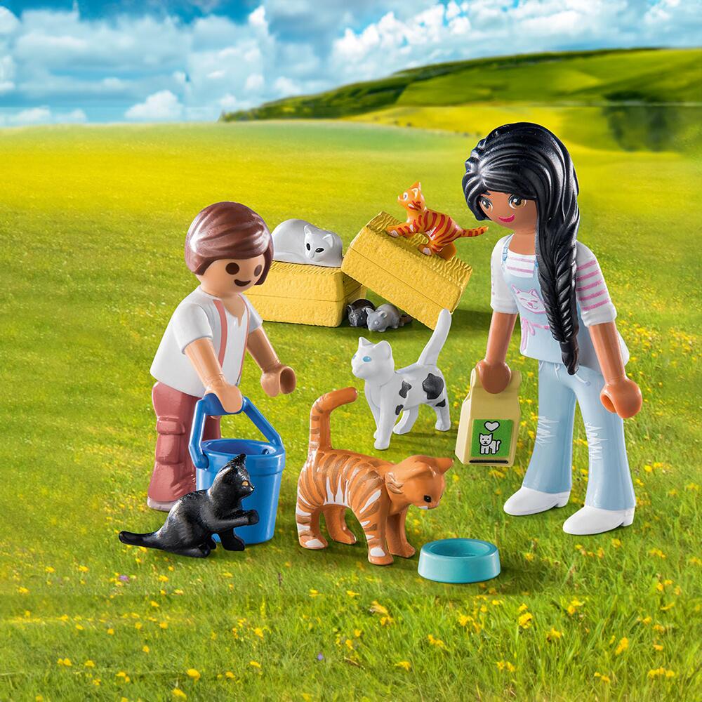 PLAYMOBIL 71309 Country Cat Family
