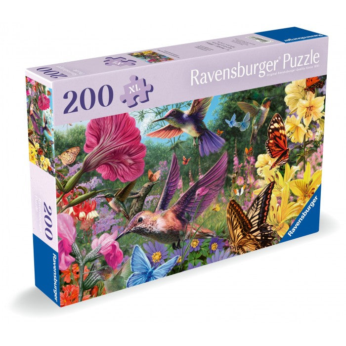 Ravensburger Hummingbirds & Butterflies XL 200 Piece Jigsaw Puzzle