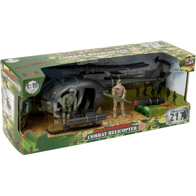 World Peace Keepers Combat Helicopter & Figures