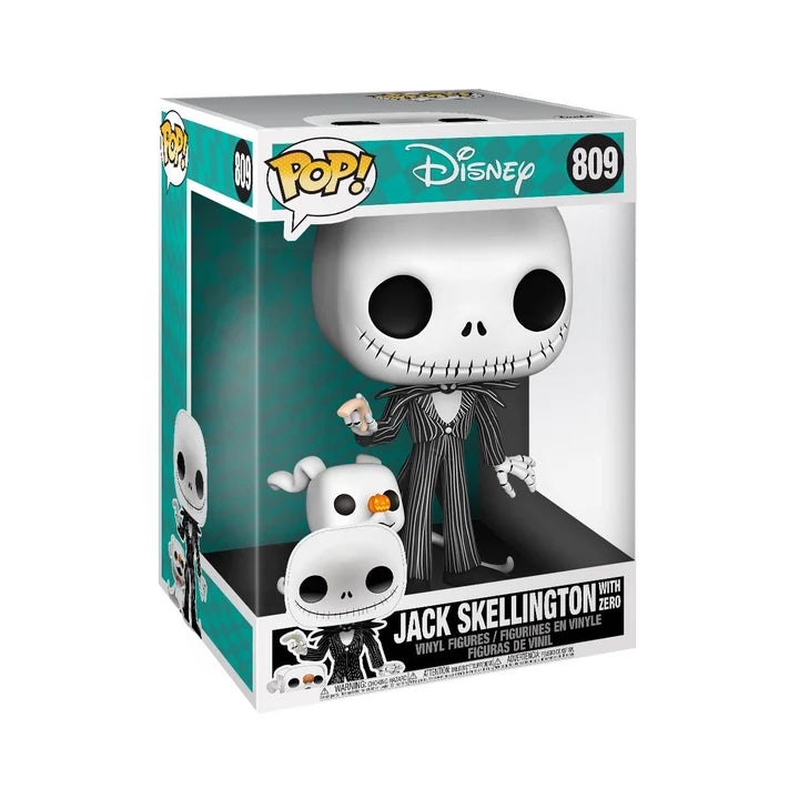 Funko Pop! Disney The Nightmare Before Christmas Jack Skellington with Zero Vinyl Figure
