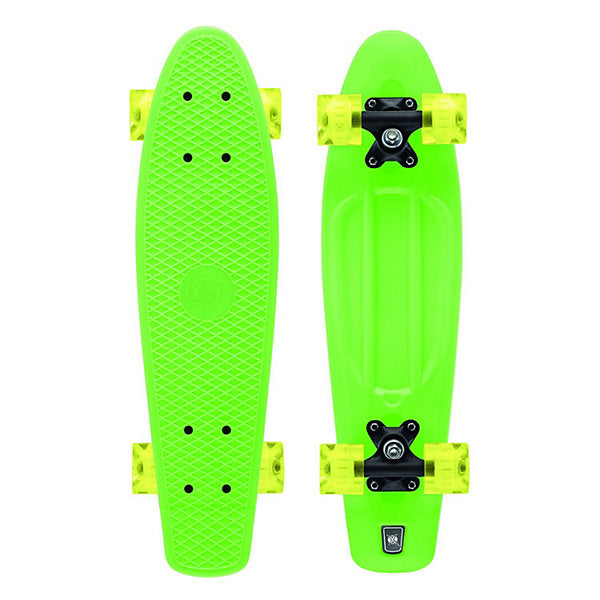 Xoo Retro LED 22" Green Skateboard