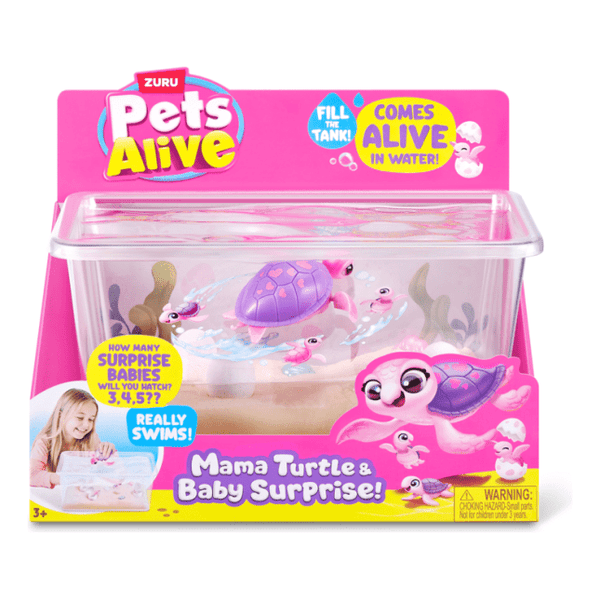 Pets Alive Mommy & Baby Surprise Turtle Playset Series 1