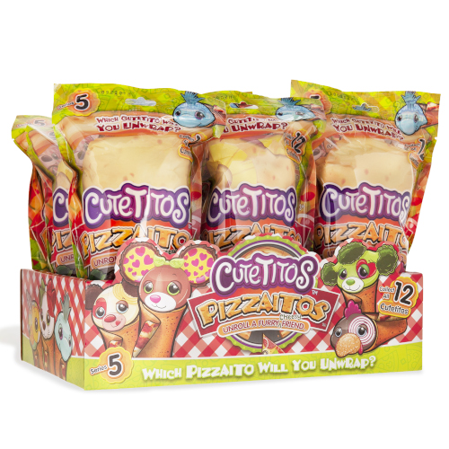 Cutetitos Series 5 Pizzaitos Pizza Collectable Soft Plush Toy With Toy Pizza 