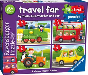 Ravensburger ON SAFARI MY FIRST JIGSAW PUZZLES Toys Games BN 2,3,4,5PC 